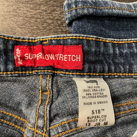 Levi’s 518 superlow stretch boot cut jeans - Picture 4 of 16